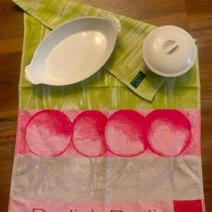 French Pillivuyt Porcelainware w/ Coucke Towel